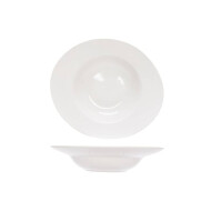Assiette à Pâtes - 31x27,5x4cm - Porcelaine - Blanc - Couleur Blanc - Matériel Porcelaine