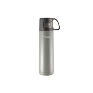 Tc Thermomode Bouteille Isotherme - Bouchon à Vis - 0,5L - Acier Inoxydable - Gris - Couleur Gris - Contenu 500 ml