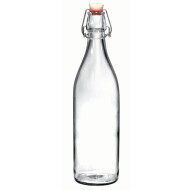 Bormioli Rocco Giara Fles - 1L - Glas - Transparant - Kleur Transparant - Inhoud 1 l