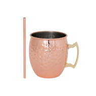 Cosy&Trendy Moscow Gobelet - 450ml - Cuivre - Orange - Contenu 450 ml - Couleur Orange