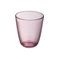 Pampille Color Tumbler Verre - 310ml - Verre - Rose - 6 Pièces