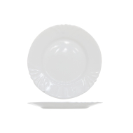 Luminarc Cadix Plat Bord - Ø27,5cm - Opaal - Wit - Materiaal Opaal - Kleur Wit