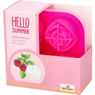 Birkmann Moules à Glace - Roses - Silicone - Rose - 4 pièces