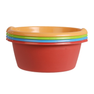 Hega Hogar Florencia Bassin - 10L - Ø38 -16cm - Kunststof  - Assorti - Kleur Multicolor