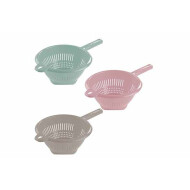 Hega Hogar Vergiet Milan - Ø20x9cm - 3ass - Roze/Beige/Groen - Materiaal Kunststof