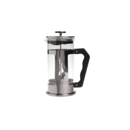 Bialetti Cafetière Preziosa - 1L - Glas/RVS - Zilver/Zwart