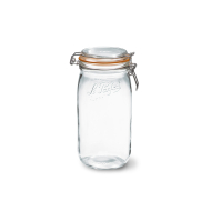 Le Parfait Bocal de Conservation avec Couvercle à Clamper - 1,5L - Verre - 6 pièces - Matériel Verre - Couleur Transparant