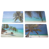 Ricolor Planche à Découper Paradise - 23,5x14,5cm - Plastique - 4ass