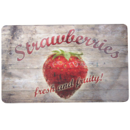 Ricolor Planche à Découper Fraise - 23,5x14,5cm - Plastique - Multicolore