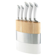 Richardson Sheffield Bloc de Couteaux Fusion - Bambou Blanc - 5 pièces