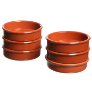 Regas Ramequin Crème Brûlée - Ø11,5cm - Céramique - Terre - 6 pièces - Couleur Brun - Matériel Céramique