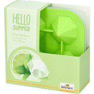 Birkmann Moules à Glace - Diamant - Silicone - Vert - 4 pièces