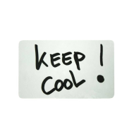 Ricor Planche à Découper Keep Cool - 23,5x14,5cm - Plastique - Blanc/Noir