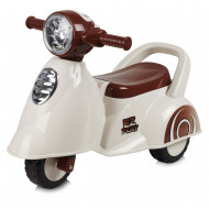 Loopmotor Scooter - Geluid en Licht - Wit - Merk DDD Toys - Kleur Wit,Bruin - Leeftijd vanaf 1,5 jaar