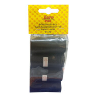 Poepzakjes Rol - 8x20 Zakjes - Zwart - Merk Euro Pet - Geschikt voor Honden