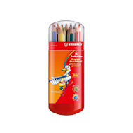 Stabilo Trio Box Kleurpotloden - Multicolor - 15 Stuks - Merk Stabilo - Type schrijfgerief Kleurpotlood - Hardheid potlood HB