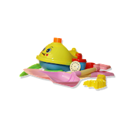 Strandspeelset met boot 11delig - Topper - Nieuw sinds 22/01/2019 - Merk DDD Toys - Leeftijd vanaf 1 jaar