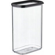 Mepal Bewaardoos Modula - BPA-vrij - Vaatwasbestendig - 2000ml - Kunststof - Transparant/Zwart - Merk Mepal - Materiaal Kunststof - Kleur Transparant,Zwart
