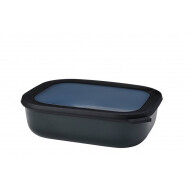 Mepal Vershouddoos Multikom Cirqula - Rechthoekig - 2000ml - Polyproplyeen - Nordic Black - Merk Mepal - Kleur Zwart - Materiaal Polypropyleen