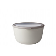 Mepal Vershouddoos Multikom Cirqula - Rond - 2000ml - Polypropyleen - Nordic White - Merk Mepal - Kleur Wit - Materiaal Polypropyleen
