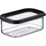 Mepal Bewaardoos Modula - BPA-vrij - Vaatwasbestendig - 425ml - Kunststof - Transparant/Zwart - Merk Mepal - Kleur Zwart,Transparant - Materiaal Kunststof