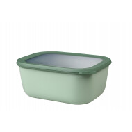 Mepal Vershouddoos Multikom Cirqula - Rechthoekig - 1500ml - Polypropyleen - Nordic Sage - Merk Mepal - Materiaal Polypropyleen - Kleur Salie groen