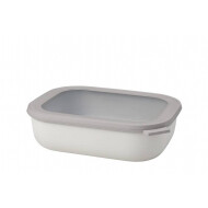 Mepal Vershouddoos Multikom Cirqula - Rechthoekig - 2000ml - Polyproplyeen - Nordic White - Merk Mepal - Materiaal Polypropyleen - Kleur Wit