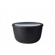 Mepal Vershouddoos Multikom Cirqula - Rond - 2000ml - Polypropyleen - Nordic Black - Merk Mepal - Kleur Zwart - Materiaal Polypropyleen