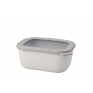 Mepal Vershouddoos Multikom Cirqula - Rechthoekig - 1500ml - Polyproplyeen - Nordic White - Merk Mepal - Materiaal Polypropyleen - Kleur Wit