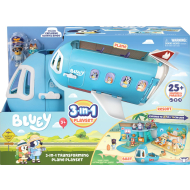 Bluey Avion Transformable 3 en 1 - Incl. Bluey et Bingo - Avec Son - À partir de 3 ans - Age à partir de 3 ans