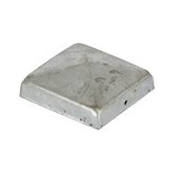 Practo Garden Paaldop - Plat Model - 90x90mm - Warm Verzinkt - Topper - Merk Practo Garden
