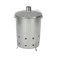 Practo Garden Tuinoven - 80L - Gegalvaniseerd Staal voor Bladgroen - Merk Practo Garden - Materiaal Staal