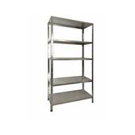 Practo Home Étagère - 5 Tablettes - Sans Boulons - 70kg - 190x100x40cm - Gegalvaniseerd Metaal - Marque Practo Home