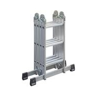 Escalo Échelle Pliante Multifold 4-en-1 avec Plateforme - 3,36m - 12 Marches - Marque Escalo - Nombre de marches 6