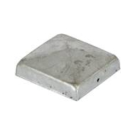 Practo Garden Paaldop - Plat Model - 70x70mm - Warm Verzinkt - Topper - Merk Practo Garden