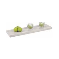 Practo Home Tablette Murale - 3,8x90x23,5cm - Chêne Gris - Marque Practo Home - Couleur Chêne Gris - Type de matériel de stockage Etagère murale