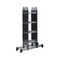 Escalo Échelle Pliante Multifold - 2-en-1 - Noir - Marque Escalo - Nombre de marches 2x8