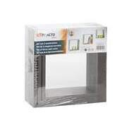 Practo Home Étagères Murale - Bois - Chêne Anthracite - 3 Pièces - Marque Practo Home - Type de matériel de stockage Etagère - Couleur Anthracite
