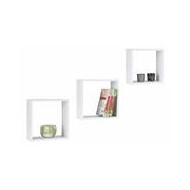 Practo Home Étagères  - Blanc - 3 Pièces - Marque Practo Home - Type de matériel de stockage Etagère - Couleur Blanc