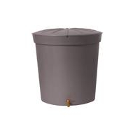 Garantia Tonneau à Eau de Pluie Lanzarote - Avec Robinet - 300L - Gris - Marque Garantia - Couleur Gris - Contenu 300 l - Matériel Matière plastique
