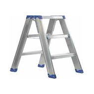 Escalo Escabeau Double Sparta Duo 2x3 marches - 65 cm - Aluminium - Marque Escalo - Nombre de marches 2x3