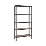 Practo Home Étagère Metal Rack - 5 Tablettes - 80kg - 190x90x30cm - Métal - Noir - Merk Practo Home
