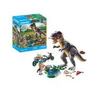 Playmobil Dinos Explorateur avec moto et tyrannosaure - 71524 - Marque Playmobil - Age à partir de 4 ans - Collection Dinos