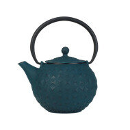 Cosy&Trendy Sakai Theepot - 1L - Gietijzer - Blauwgroen - Merk Cosy & Trendy - Kleur Zwart