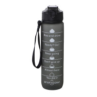 Drinkfles Sip Sip Hooray - 1L - Zwart - Merk DDD - Inhoud 1 L