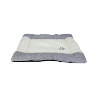 Kussen wit/grijs 108x70x5 cm - Nieuw sinds 16/01/2019 - Merk Euro Pet - Geschikt voor Hondenbenches,Honden - Vorm Rechthoekig - Eigenschappen Wasbaar - Materiaal Kunststof