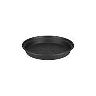 Onderschotel kweekpot/bloempot Green Basics 17 cm zwart - Merk Elho