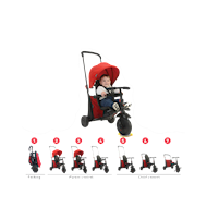 Folding trike 400 red - Surmatelas - Marque SmarTrike