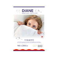 Dekbed dons Diane 140x200 cm - Topper - Merk DDD