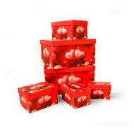 Cadeaudoos ballonhartjes  - Nieuw sinds 01/02/2022 - Merk DDD